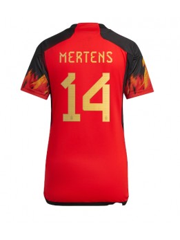 Billige Belgia Dries Mertens #14 Hjemmedrakt Dame VM 2022 Kortermet